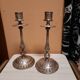 Pair of silver candle holders