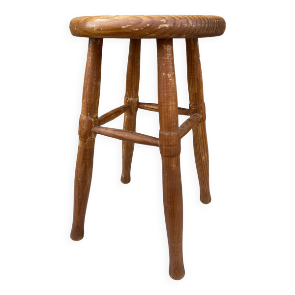 tabouret vintage Pin Sapin