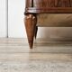 Art Decò chest of drawers in walnut burl with four drawers