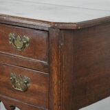 English Antique Lowboy/Side Table Made of Oak from the 18th Century