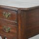 Table basse/console antique anglaise en chêne du XVIIIe siècle