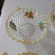 6 coupelles en verre ciselé