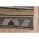 1970s Vintage Turkish Oushak Handmade Wool Cotton Brown Kilim Rug 148x174
