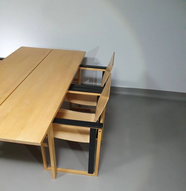 Ensemble de salle à manger finlandais extrêmement rare par Simo Heikkilä / Pentik. années 1980