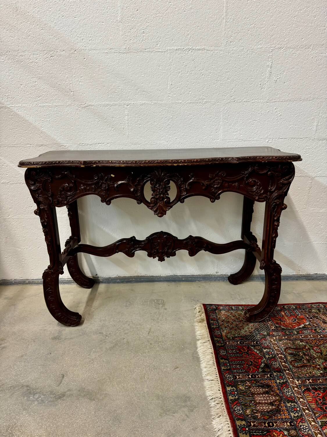 19th-century Louis XVI style wooden console