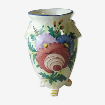 Ancient vase, flower decoration, ceramic, st Clement