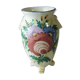 Vase décor fleurs en céramique de St Clément