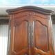 Encadrement et portes de placard louis xv en noyer du xix ème siecle n° 1