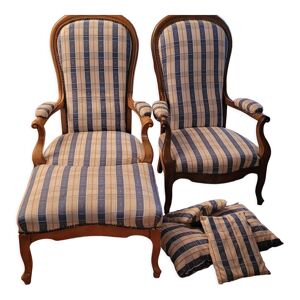 Paire de fauteuils voltaire