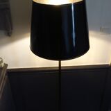 Black metal lamp and brass dore reglable tripod