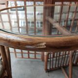 Vintage rattan garden furniture