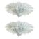 Set of Two Venetian Murano Glass Flush Mount, Mazzega Zuccheri Venini Barov
