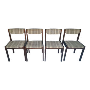 set de 4 chaises laine