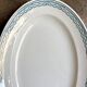 Large oval dish St Amand in blue ironstone