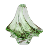 Mid-century glass bowl designed by josef hospodka, 1960's