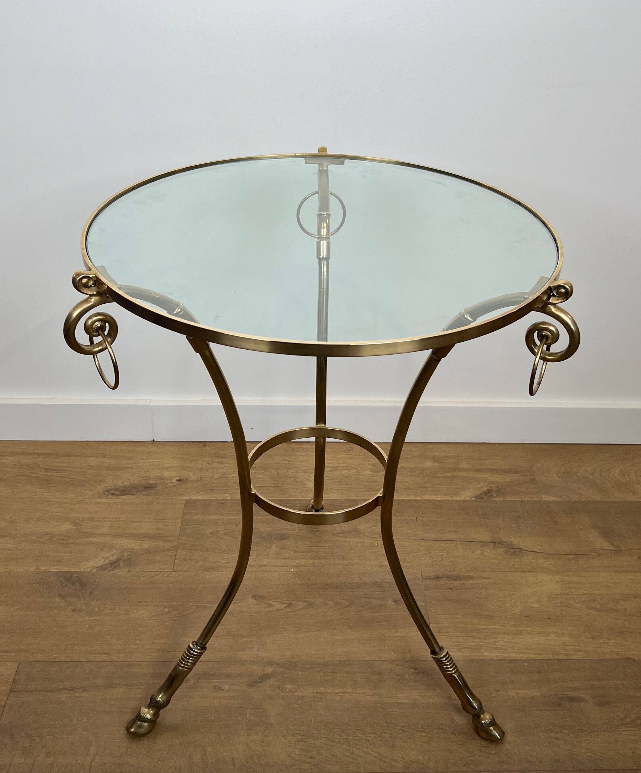 Brass gueridon from Maison Jansen