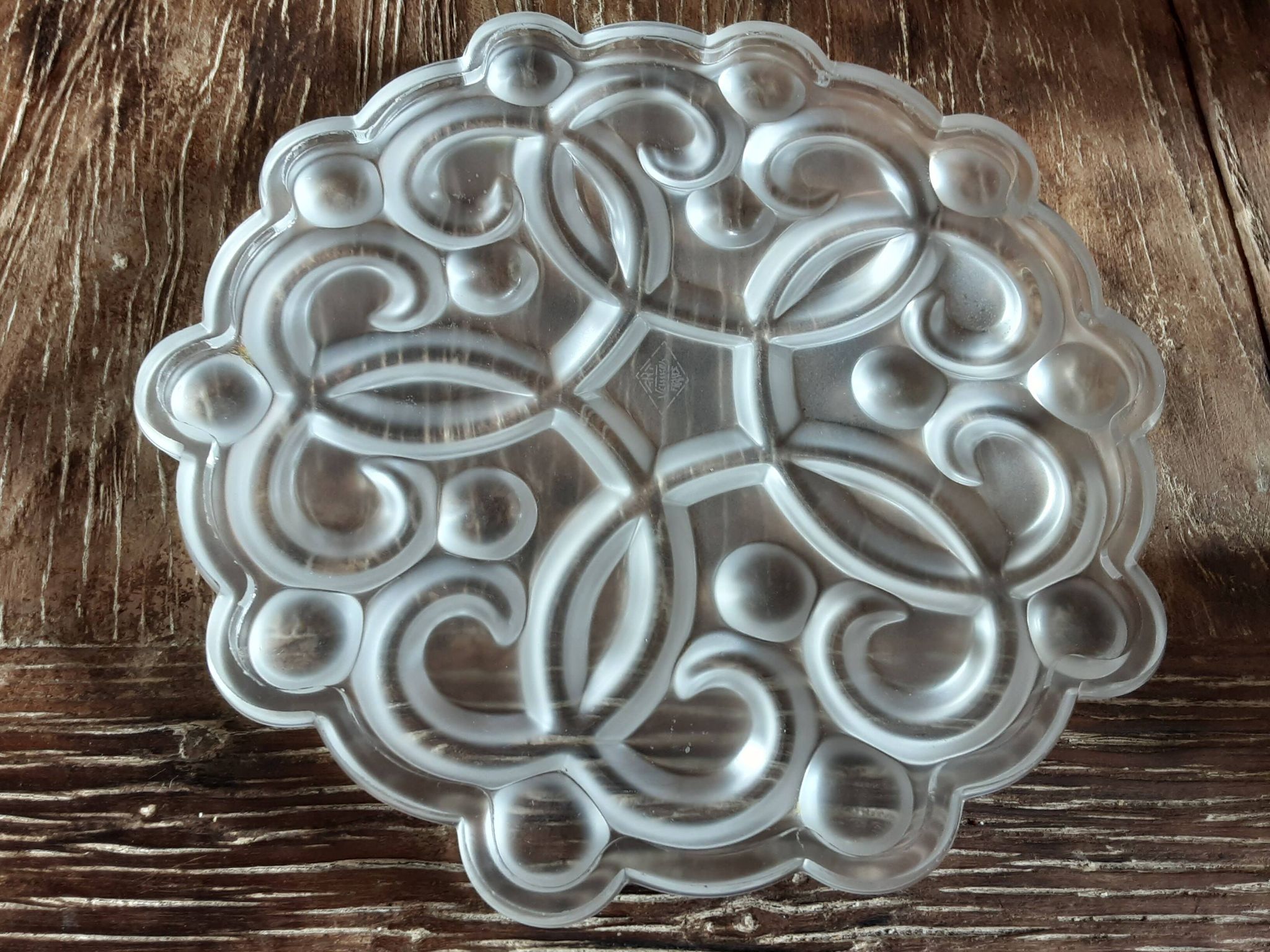 Dessous de plat  cristal  Vannes