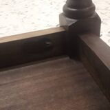 Louis XIII style side shelf, in walnut