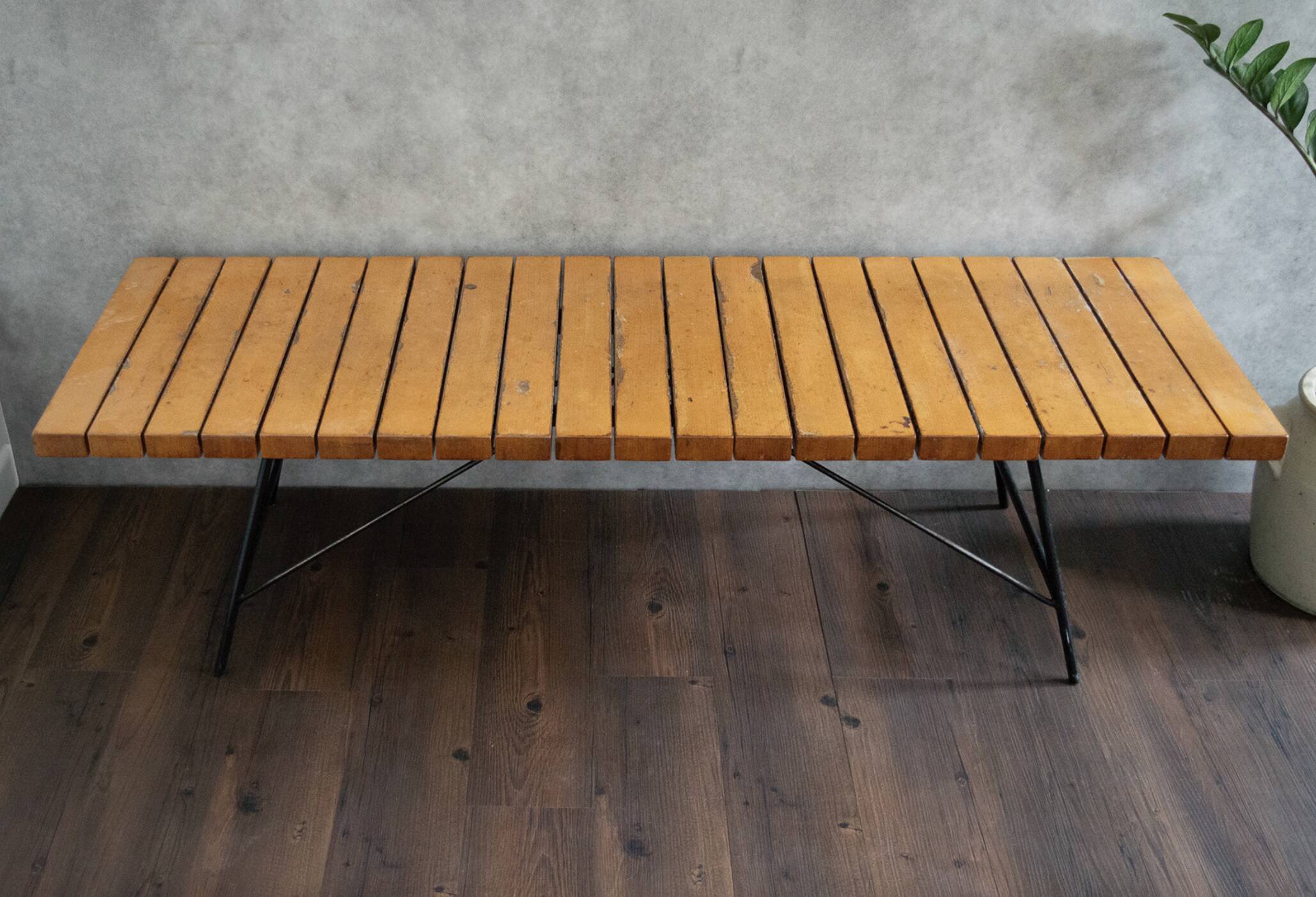 Coffee table/bench, model 201, Alain Richard, Meubles TV edition, circa 1954