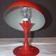 Lampe rouge vintage