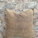 Cactus silk cushion cover: Handwoven Moroccan Sabra cushion
