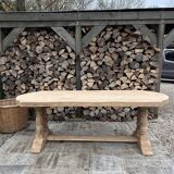 Solid oak monastery table
