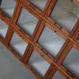 Antique Large Dutch Oak Haberdashery Shop Cabinet Folding Doors, 1920/30s