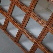 Antique Large Dutch Oak Haberdashery Shop Cabinet Folding Doors, 1920/30s