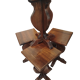 Neo-Gothic oak stools, France