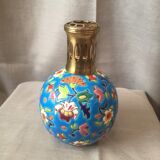 Berger lamp in longwy enamels