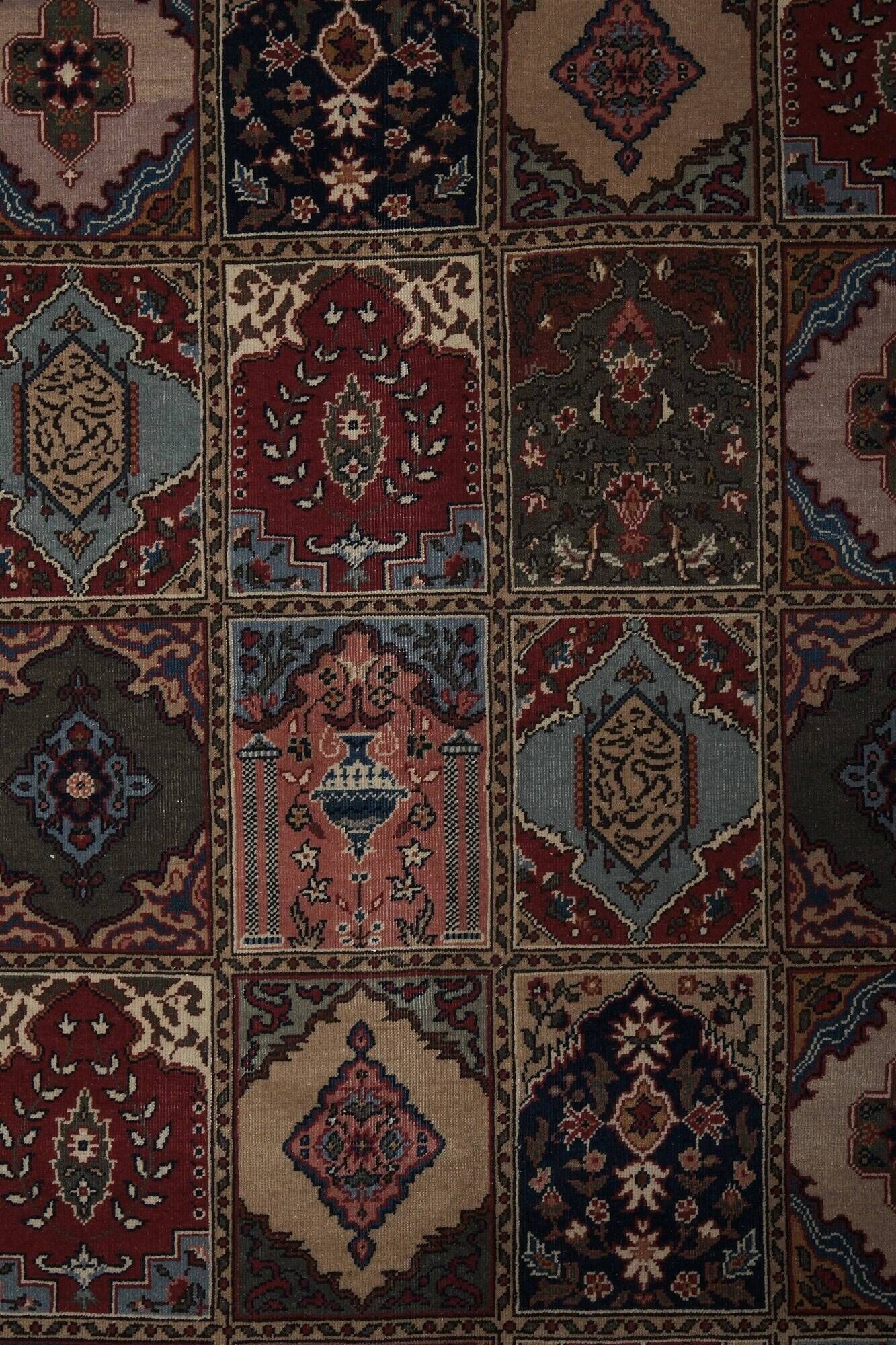 Vintage Turkish handmade rug 250x306 cm