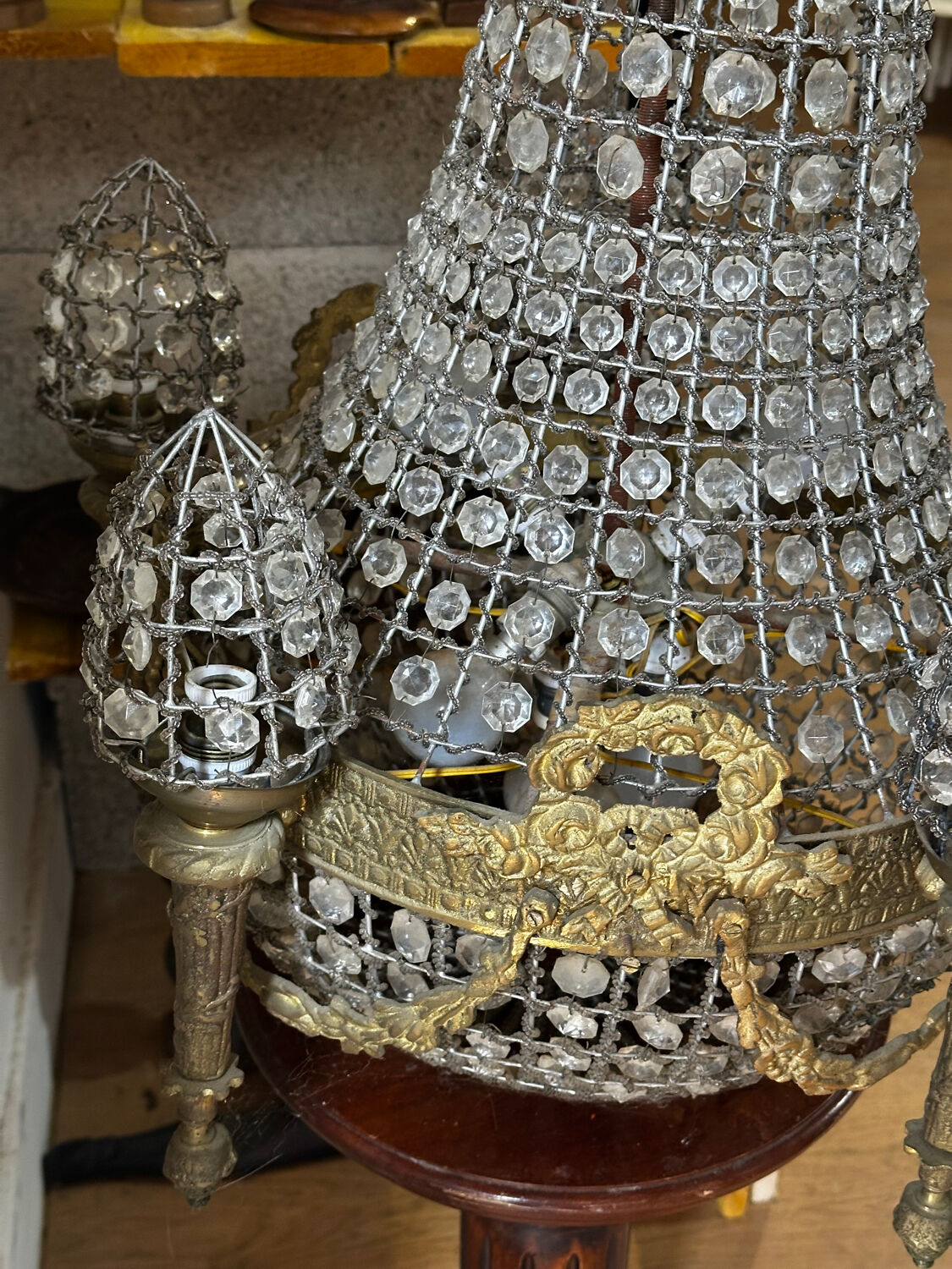 Chandelier Hot Air Balloon Style Louis XVI - 19th century