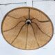 Woven rattan pendant light