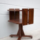 Vintage wooden furniture on casters, Formica furniture, side table