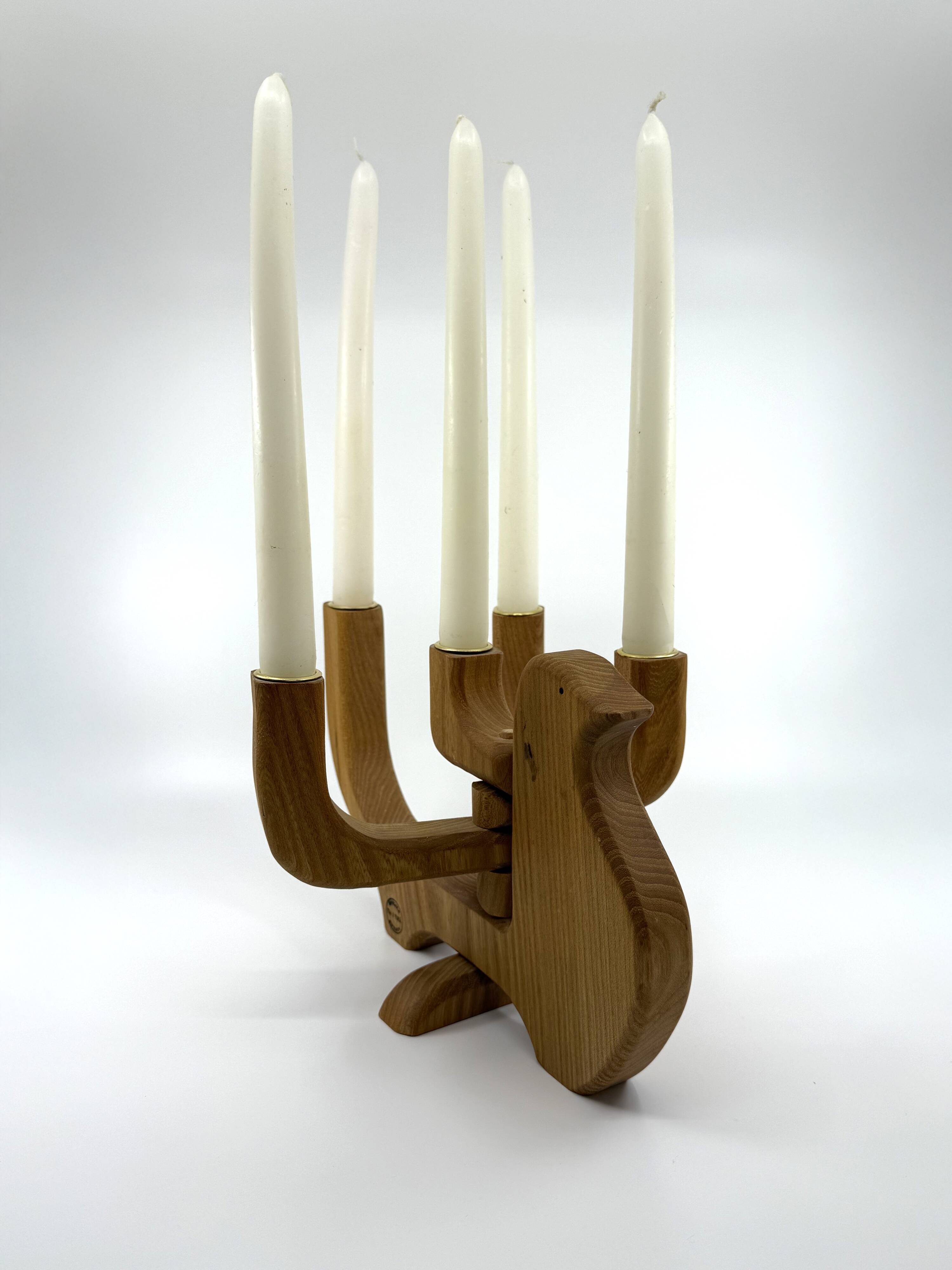 Dove Candlestick Holder • Carl Nelson • Sweden Circa 1970