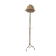 Golden tripod glass tablet lamp