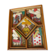 Yellow Dwarf in wooden dated 1921 with tokens