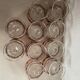 Set of 10 antique glasses
