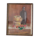 Tableau nature morte aux cerises