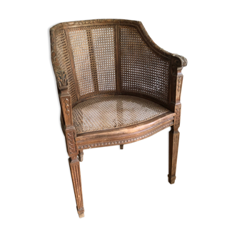 Louis XVI canned armchair