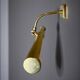 Lot of 3 djustable brass wall picture light up