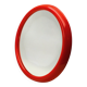 Miroir rond Mirage Arnaldo Radaelli orange années 70