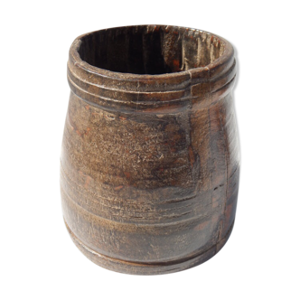 Pot measure Kerala old antique teak