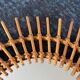 Rattan sun mirror