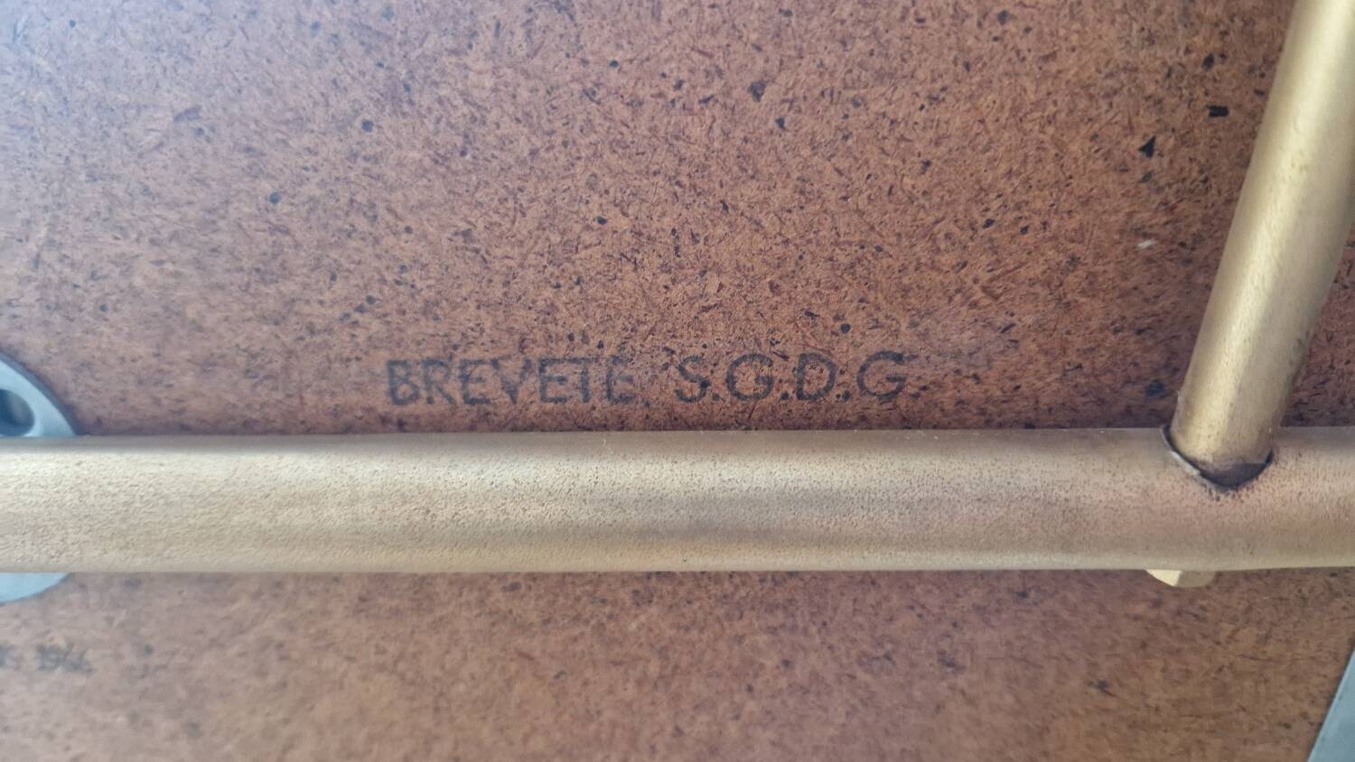 Brass rolling trolley