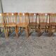 Bistro chair year 50 60 lot of six mismatched chairs