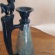 Signed glazed ceramic ewer