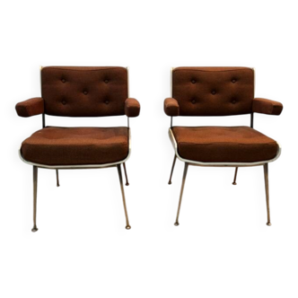 Lot de deux fauteuils Marcom 1970