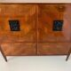 Italian Mahogany Secretaire Cabinet, 1950s