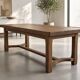XL vintage dining table in solid wood